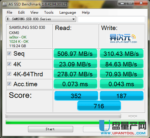 AS SSD Benchmark